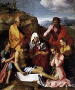 Andrea del Sarto Pieta with Saints Germany oil painting artist